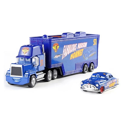 Cars 2 Mack Truck Pixar Racing Car Lightning McQueen Jackson Storm Car 3 Truck Set Metal Toy Model Car Gift For Kids Gift