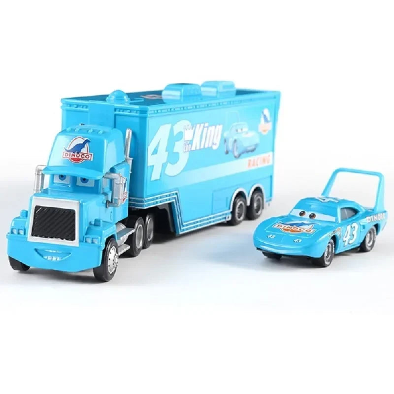 Cars 2 Mack Truck Pixar Racing Car Lightning McQueen Jackson Storm Car 3 Truck Set Metal Toy Model Car Gift For Kids Gift