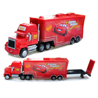 Cars 2 Mack Truck Pixar Racing Car Lightning McQueen Jackson Storm Car 3 Truck Set Metal Toy Model Car Gift For Kids Gift